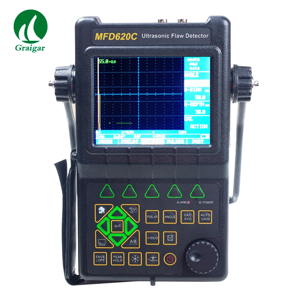 Цифровые детекторы ультразвукового дефектоскопа MFD620C Портативный тестер дефектоскопа