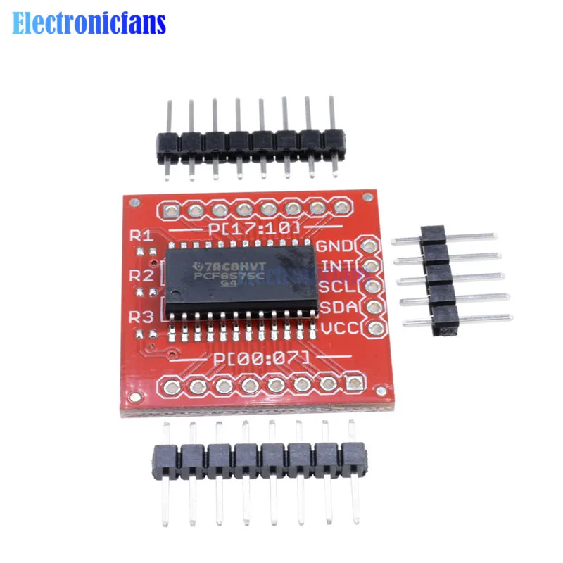 PCF8575 PCF8575C IIC I2C I/O Модуль расширения щит 16 бит 400 кГц SMBus I/O порты для Arduino