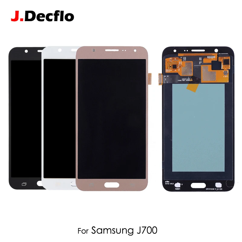 

AMOLED OLED For Samsung Galaxy J7 2015 J700 J700F J700M J700H LCD Display Touch Screen Digitizer Assembly No Frame