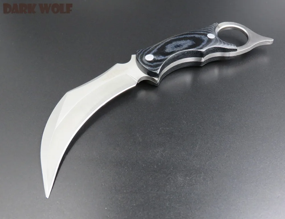 Hot Sale Karambit Knife Fixed Blade 5CR13MOV Steel Outdoor Tops Knife