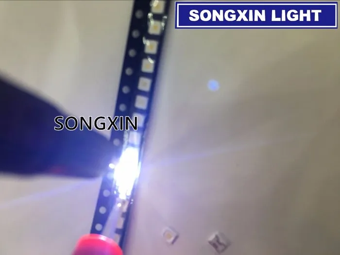 500 шт. специальная светодиодная подсветка флип чип LED 1 5 Вт 3 в 3228 2828 SPBWH1322S1KVC1BIB