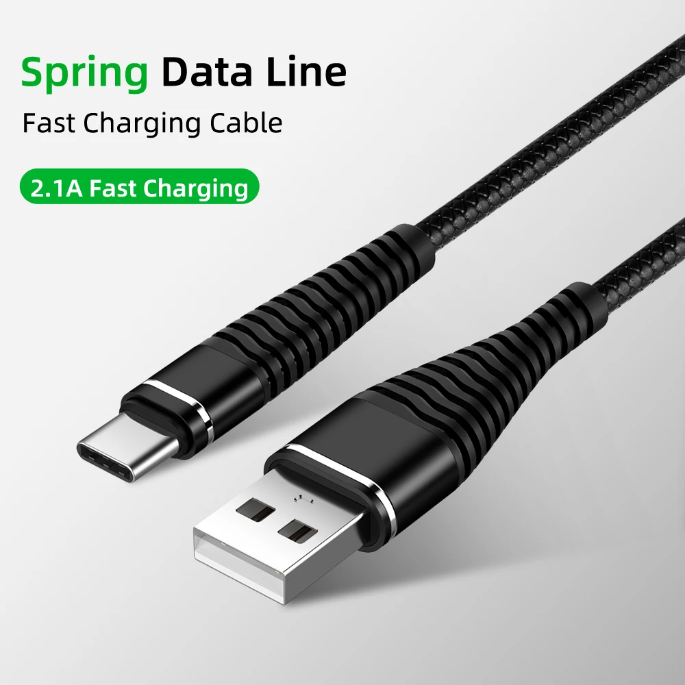 Spring Micro USB Cable Type C Fast Charger For Samsung S8 S9 S7 Edge Car Retractable Data Cord For Huawei P30 lite Redmi note 7 Spring Micro USB Cable Type C Fast Charger For Samsung S8 S9 S7 Edge Car Retractable Data Cord For Huawei P30 lite Redmi note 7