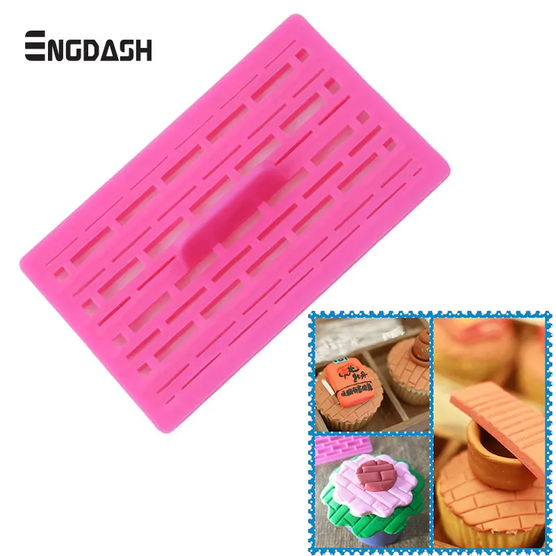 

ENGDASH Cake Chocolate Mold Plastic Brick Modelling Cupcake Cookie Cutter Cake Decorating Tools Fondant Gum Paste Cake Baking