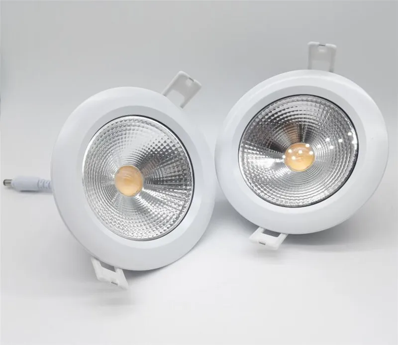 

Free Shipping COB Waterproof Led Downlight 20W Recessed Down Light 15W Ceiling Bethroom Led Lamp + Driver Warranty 3 years