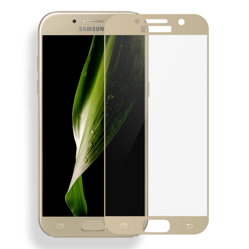 Защитная пленка на весь экран для Samsung Galaxy A5 A7 A3 2017 закаленное стекло A520F A320F