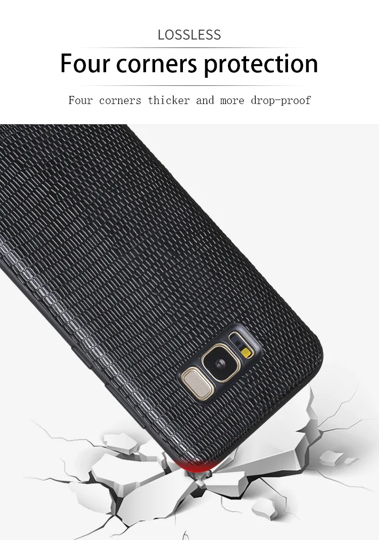 Натуральная кожа чехол для телефона для samsung S10 S8 S9 плюс csae Кожа Ящерицы текстурированное покрытие для Note 9, 10 лет, A70 A7 A8 J3 J5 J7 чехлы