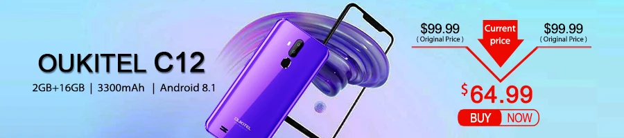 OUKITEL K6 18:9 полный дисплей разблокировка лица 6,0 ''FHD 6 ГБ ОЗУ 64 Гб ПЗУ MT K6 763 Восьмиядерный 21 МП 4 камеры 6300 мАч NFC мобильный телефон