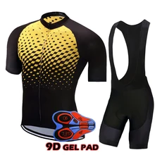2018 New Design Cycling Jersey Set Short Sleeve Ropa Ciclismo Road Mountain Mtb Bicycle Pro Team Summer Short Sleeve Kit