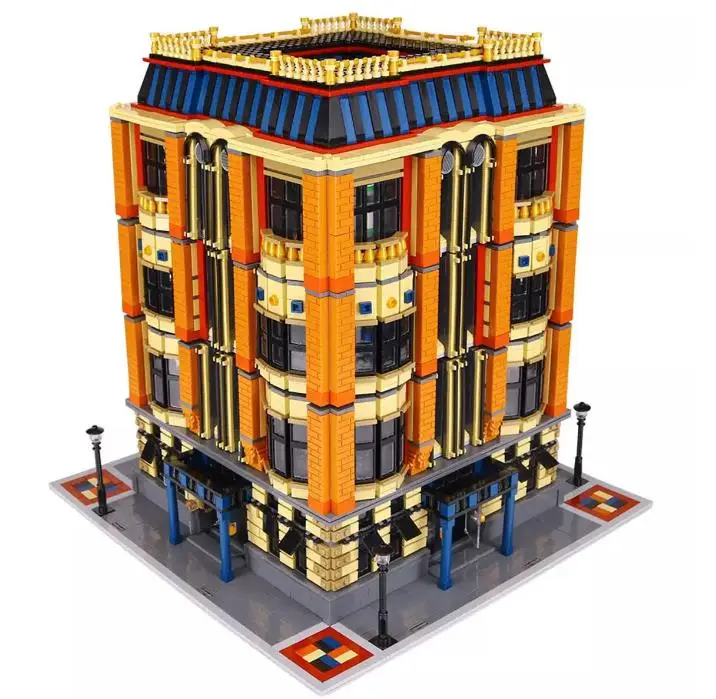 

New MOC Creative The Apple University Set Building Blocks Model Compatible with LegoINGlys Toys Bricks Best Gift For Children