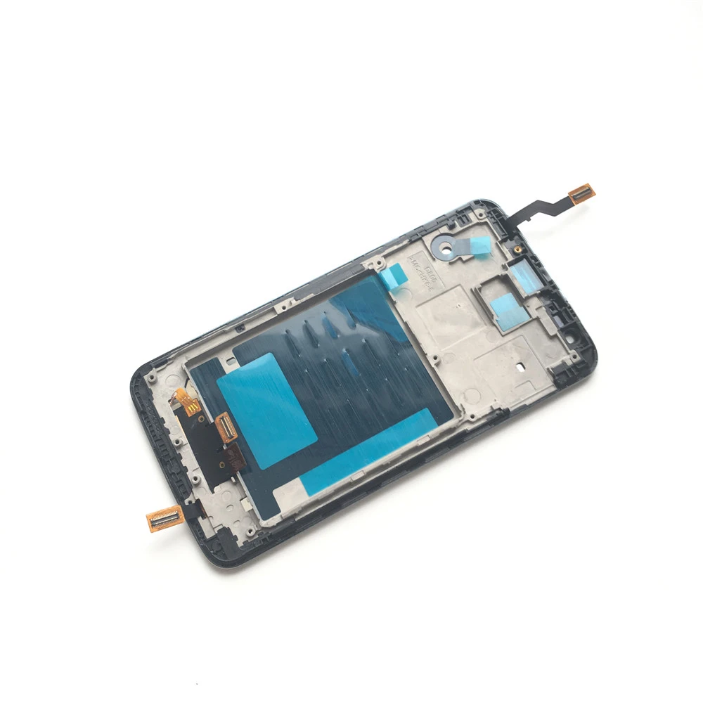 Сенсорный ЖК экран с рамкой для LG G2 D802 D805 D800 D801 D803 VS980 100% тестирование бесплатная
