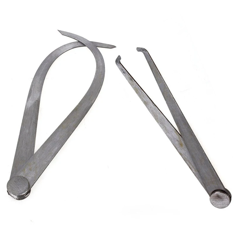 

2pcs Caliper Stainless Steel Calipers Pottery Clay and Sculpture Carving Hand Tool KM88