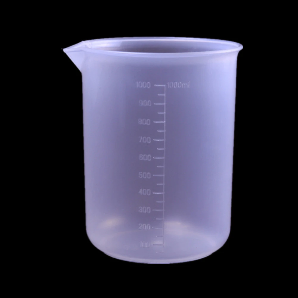 Vaso De Plastico Para Laboratorio De Quimica Vaso De Plastico De 1000ml 4 Unids Lote Graduated Beaker 1000ml Beakerlab Beaker Aliexpress