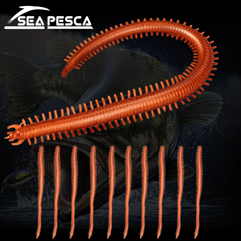 SEAPESCA искусственная силиконовая Многожильная приманка 1 8g13 8см реалистичные