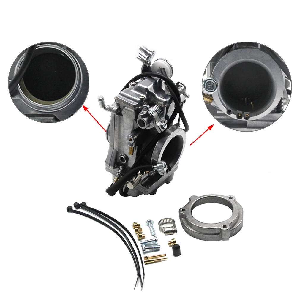 Карбюратор Alconstar акселератора мотоцикла Pump Mikuni HSR HSR45mm КАРБЮРАТОР 45 мм для Harley EVO