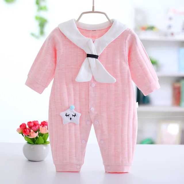 High quality 2018 spring newborn baby clothing Cotton Long Sleeve baby