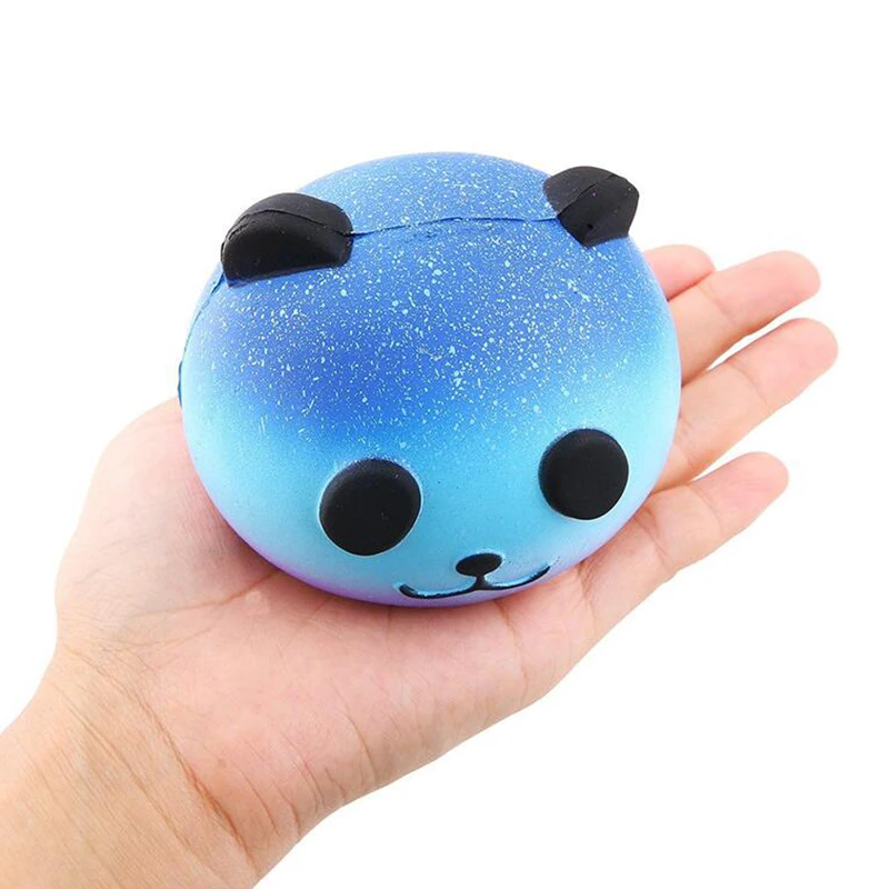 

Cute Blue Panda Cream Scented Squishy Slow Rising Squeeze Kid Toy Phone Charm Gift Stress Stretch Antistress PU Bread Kids Toys