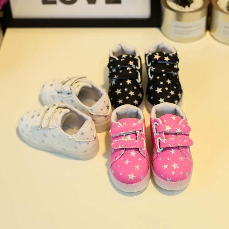 Size 21 30 Glowing Luminous Sneakers Led Slippers Light Größe 21 30Glühende Leuchtende Turnschuhe Schuhe Led