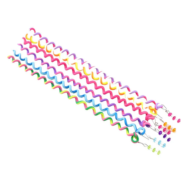 6 PCS/Pack Long Hair Clip Organizer Telephone Line Hair