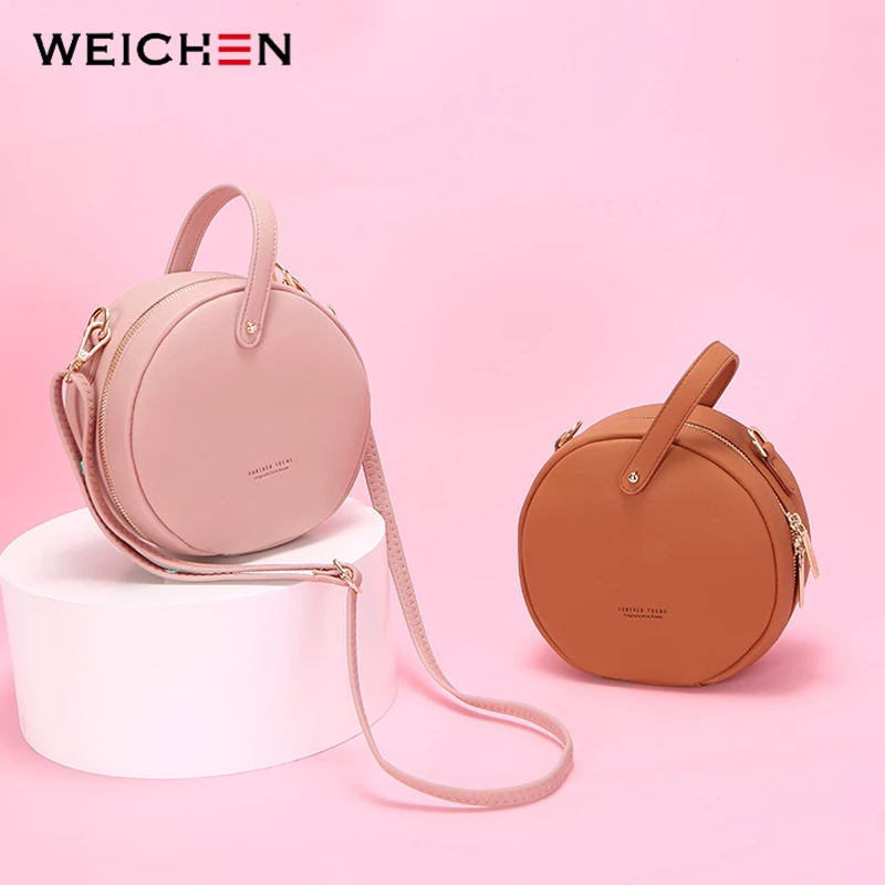 HOT Circular Design Fashion Women Shoulder Bag Leather Women's Crossbody Messenger Bags Ladies Purse Female Round Bolsa Handbag - Rembo HOT Circular Design Fashion Women Shoulder Bag Leather Women's Crossbody Messenger Bags Ladies Purse Female Round Bolsa Handbag - Rembo