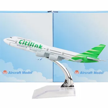 

The Garuda Indonesia Airlines Boeing 747 Citilink, 16cm, Metal Airplane Models Child Birthday Gift Models Free Shipping