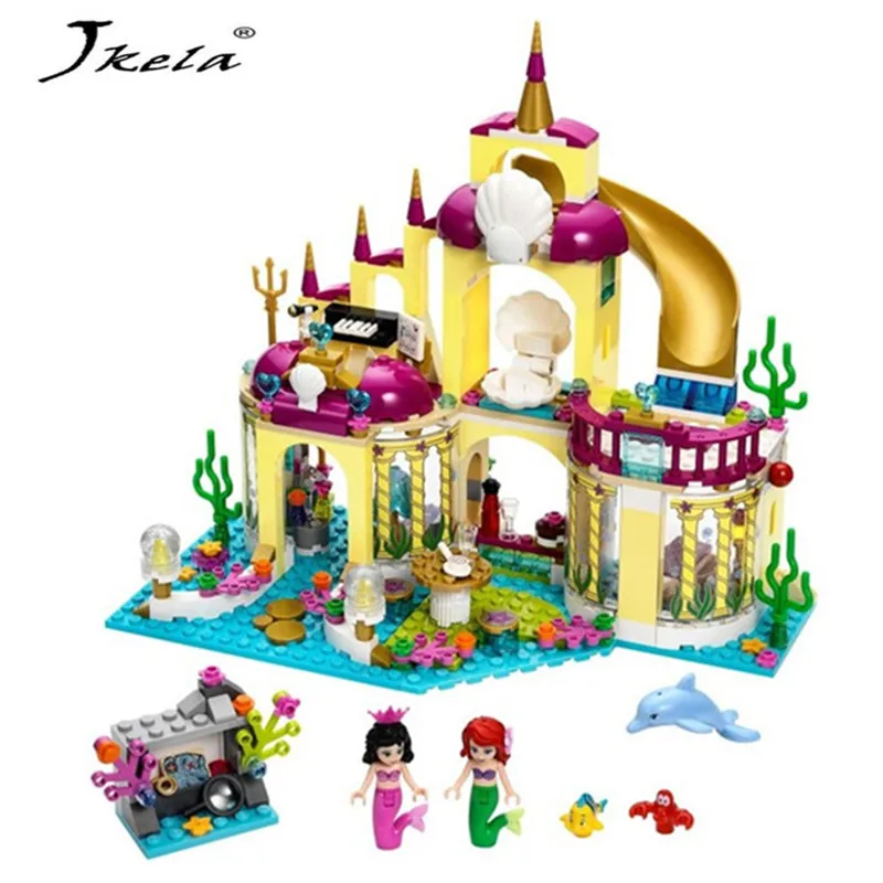 Yamala Hot Princess Undersea Palace Girl Friends Building Blocks 402 Pcs Bricks Toys For Children Birthday
