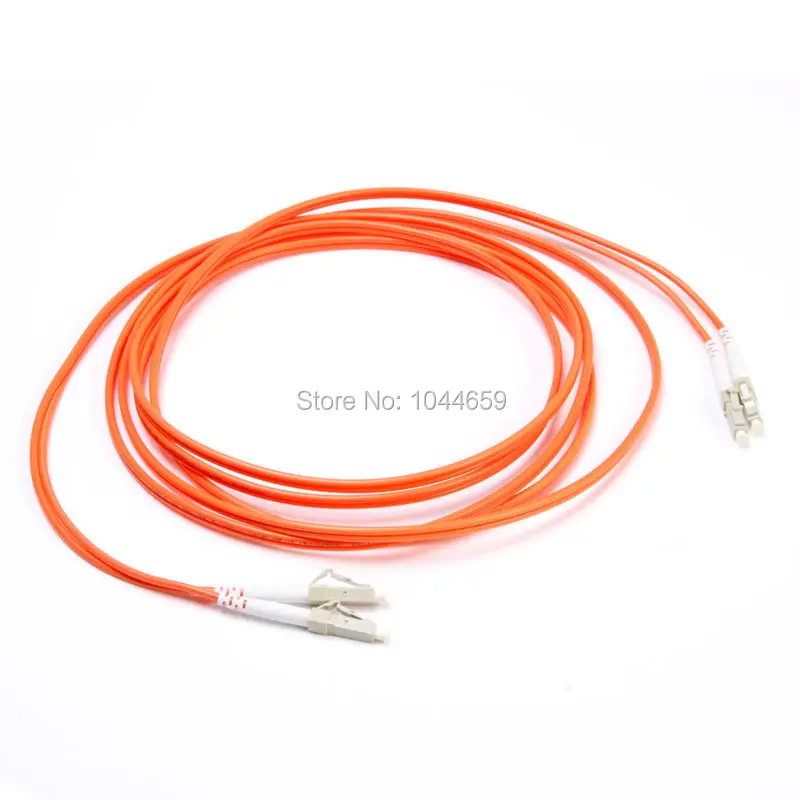 High quality 3M/5M LC to Duplex Multimode 62.5/125 Fiber Patch Cord Orange Jumper Cable Optic for Network | Компьютеры и офис