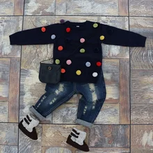 Детский свитер; цветные вязаные кардиганы для малышей; свитер для маленьких мальчиков; хлопковый свитер+ шерстяной свитер для девочек