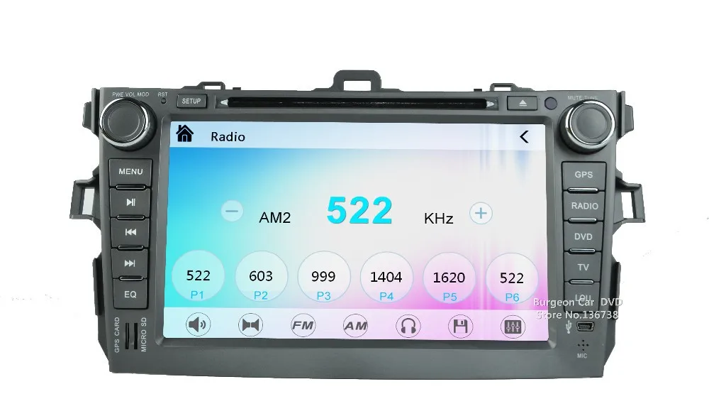 Perfect Car DVD Player for Toyota Corolla 2007-2011 Touch Screen Bluetooth USB SD iPhone 3G WiFi GPS Navigation Radio Central Multimidia 28 Perfect Car DVD Player for Toyota Corolla 2007-2011 Touch Screen Bluetooth USB SD iPhone 3G WiFi GPS Navigation Radio Central Multimidia 28