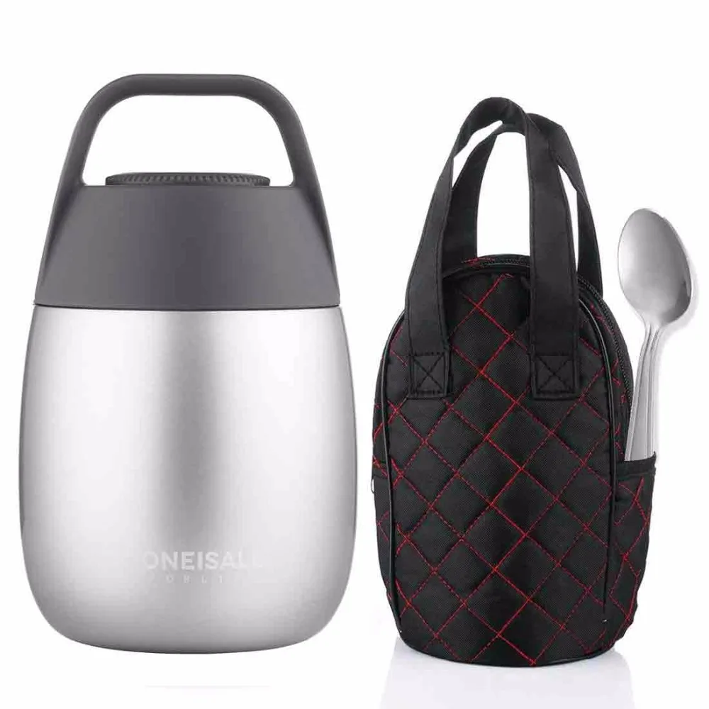 OneIsAll Stew Food Container Thermos Bottle Keep Heat cold Thermo