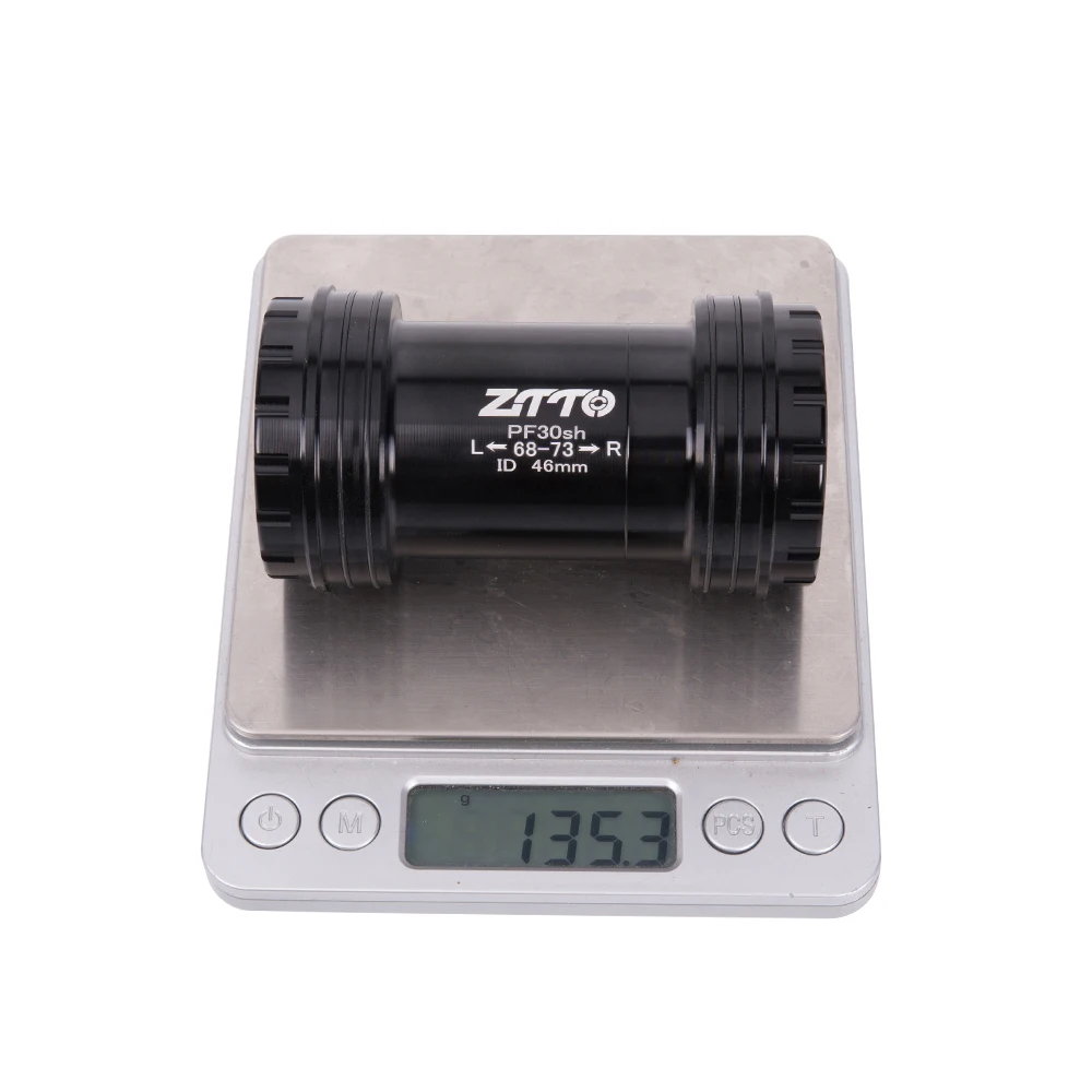 ZTTO PF30sh PF30 24 Adapter Bicycle Press Fit Bottom Brackets Axle For MTB Road Bike Parts Prowheel 24mm Crankset Chainset