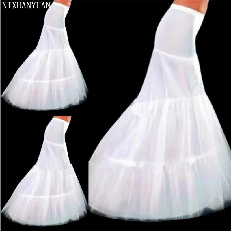 Новинка 2021 горячая Распродажа в наличии Petticoat 2 обруча белое свадебное платье