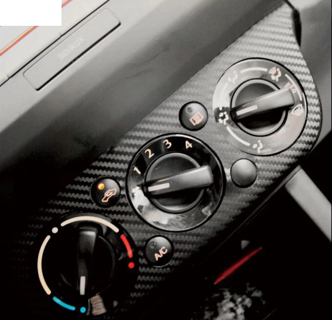 

For Suzuki swifts central of wind panel carbon fiber stick suite car accessories for Suzuki swift 2014
