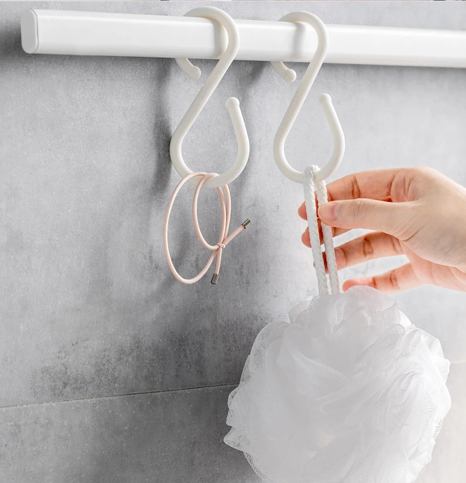3Piece Xiaomi Mijia HL Little Adhesive Multi-function HooksWall Mop Hook Strong Bathroom bedroom Kitchen Wall Hooks 3kg max loa (19)