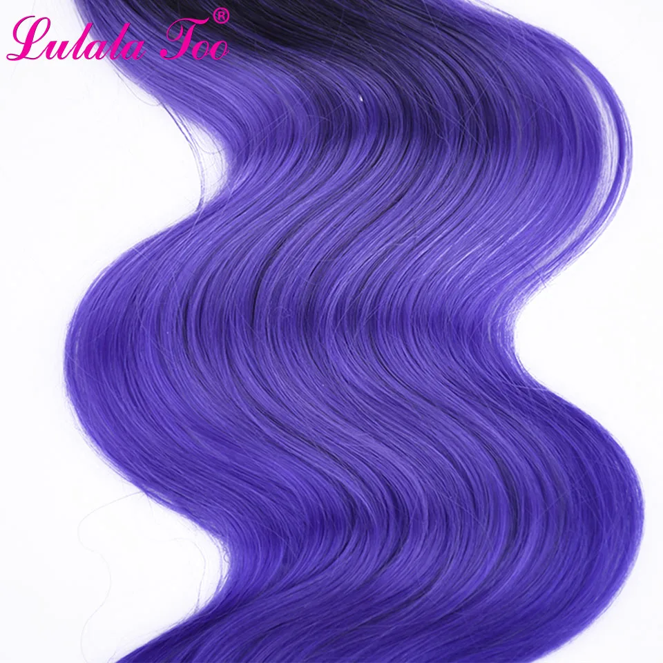 16-20 дюймов объемная волна синтетических пучки волос "омбре" с застежкой фиолетовый розовый зеленый средняя часть 4 шт./лот 230 г
