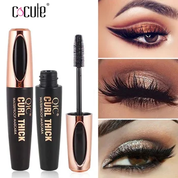 

4d Silk Fiber Eyelash Mascara Waterproof Thick Lengthening Mascara Curling Long Black Extension Lash Mascara Makeup Cosmetic