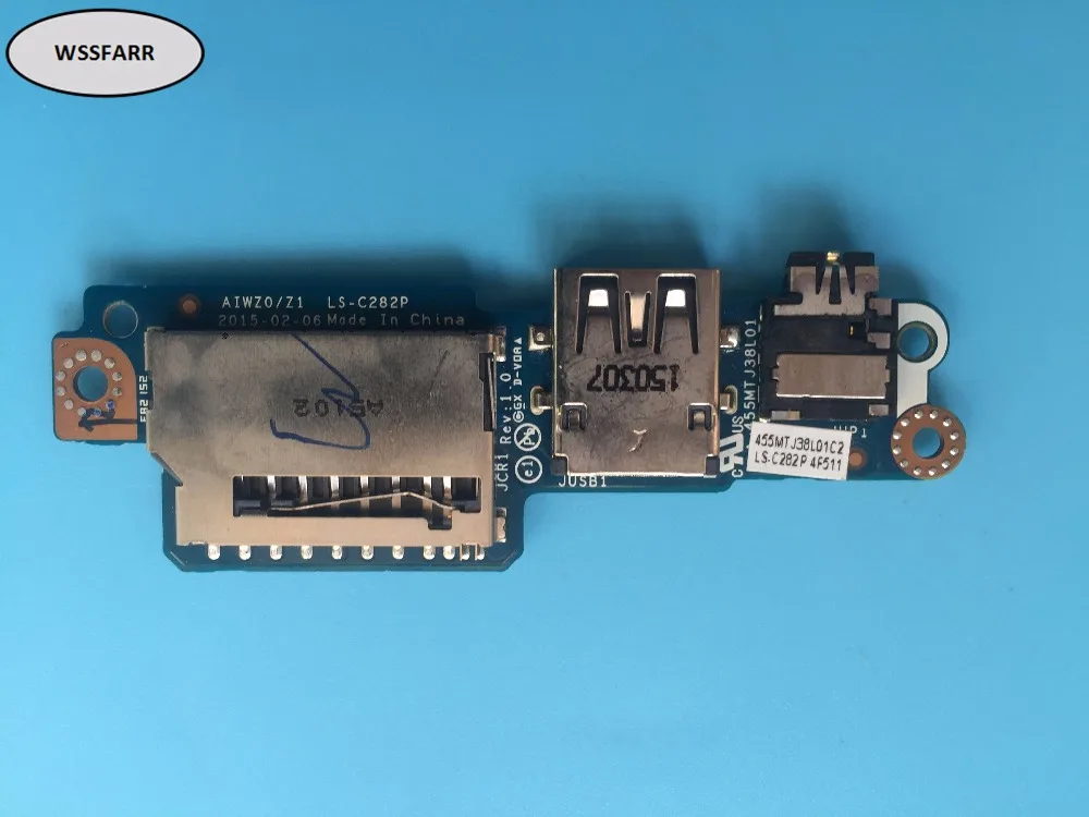 Оригинальная usb аудиоплата для Lenovo 500 15приемник V3000 V4000 плата чтения sd карт AIWZ0/Z1|card