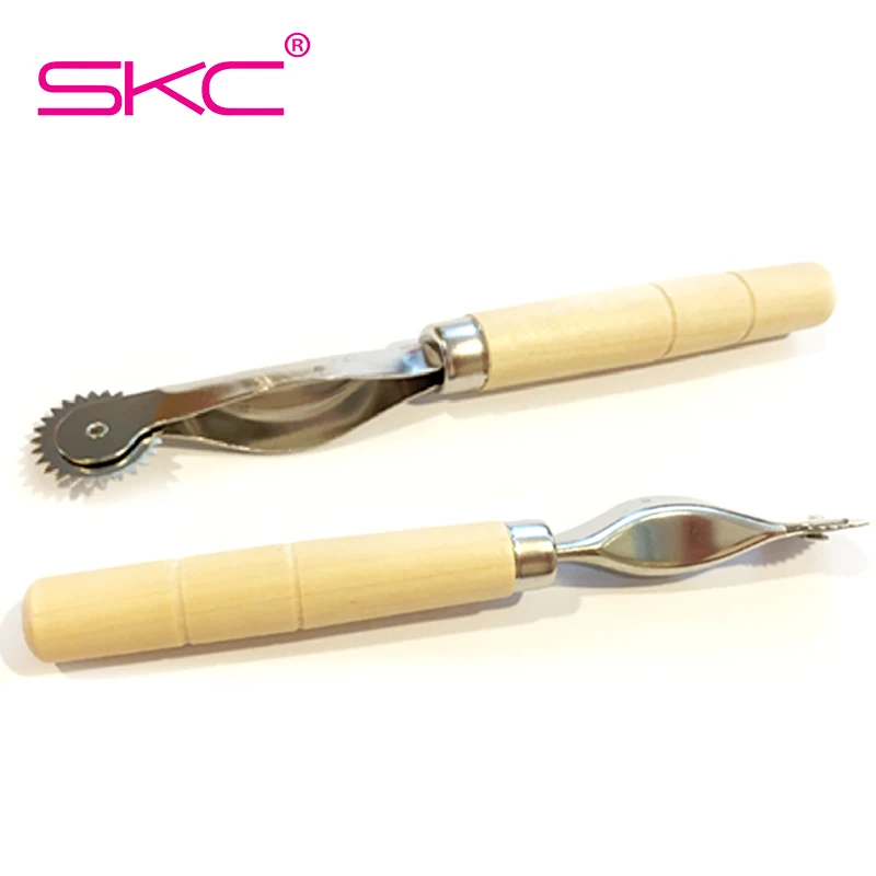 

SKC Professional Stainless Steel Leather Overstitch Wheel Gear Roulette Spacer Sewing Leather Craft Tool Gear Wheel Overstitch