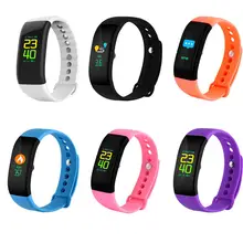 V66S цветной экран умный Браслет «Умные» часы для сердечного ритма/кислорода в крови/монитор артериального давления