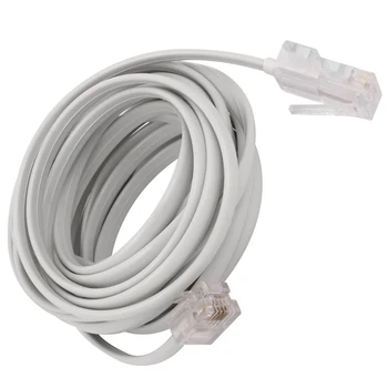 

RJ11 6P4C to RJ45 8P4C Modular Phone Internet Extension Cable 3 Meter