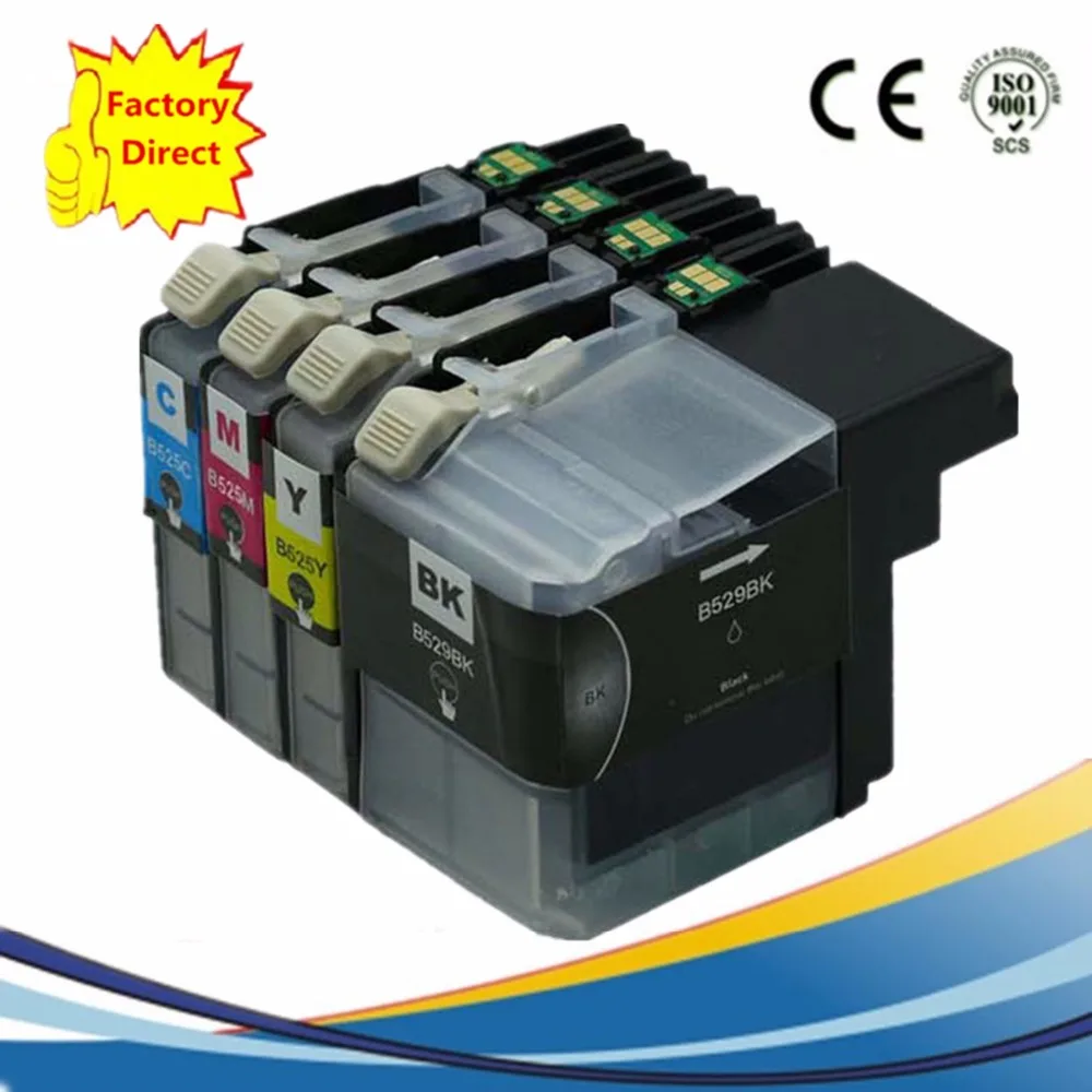 Замена LC529XLBK LC529XL LC 529XLBK LC529 529 529XL LC525XL чернильные картриджи|ink cartridge|replacement cartridgebrother