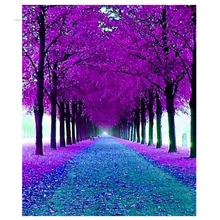 Алмазная живопись 5d, фиолетовые листья, вышивка, распродажа, квадратная дрель, полная, Новое поступление, на заказ, фотографии, стразы, искусство