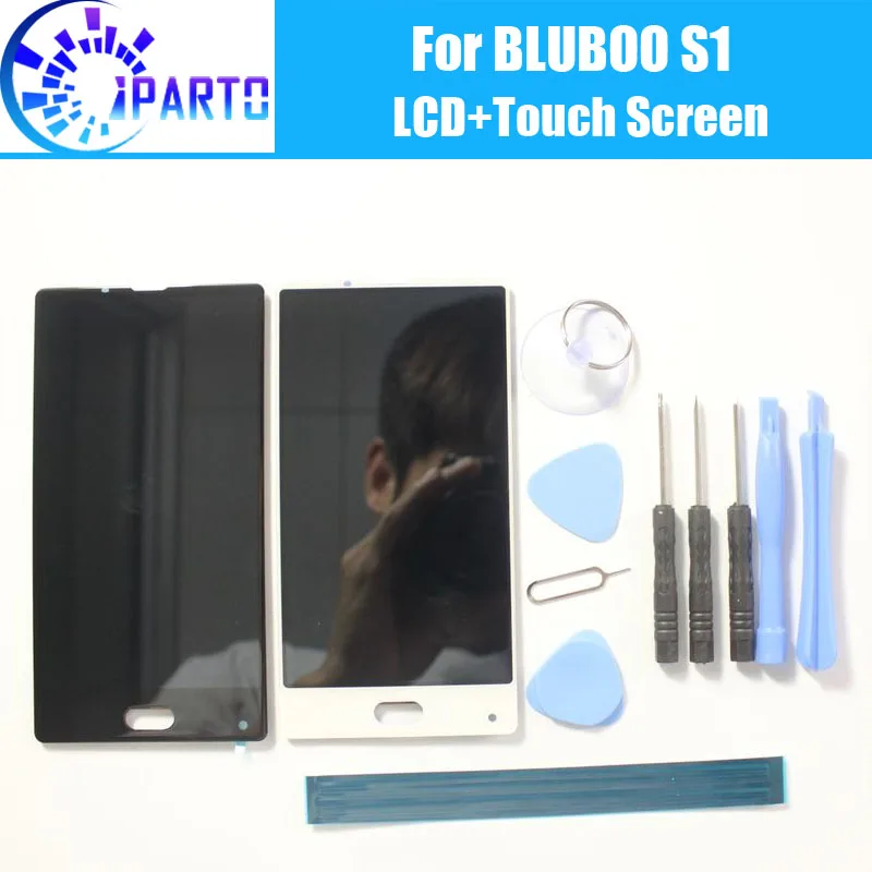BLUBOO S1 ЖК дисплей + сенсорный экран 100% Оригинальный дигитайзер стеклянная панель