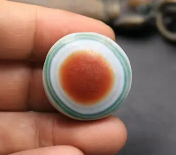 

5A Tibetan Top Grade oily Agate Goat Eye Heaven Eye dZi Bead Pendant Carving Treasure Amulet Talisman LKbrother Sauces