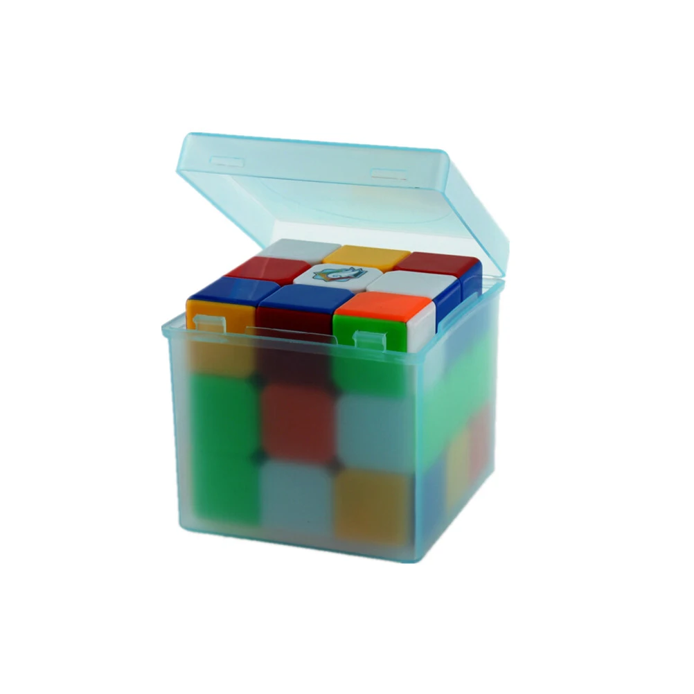 

1pcs New Arrival Plastic Saving Box Outer Packing For 3x3x3 Magic Cube Color Randomly