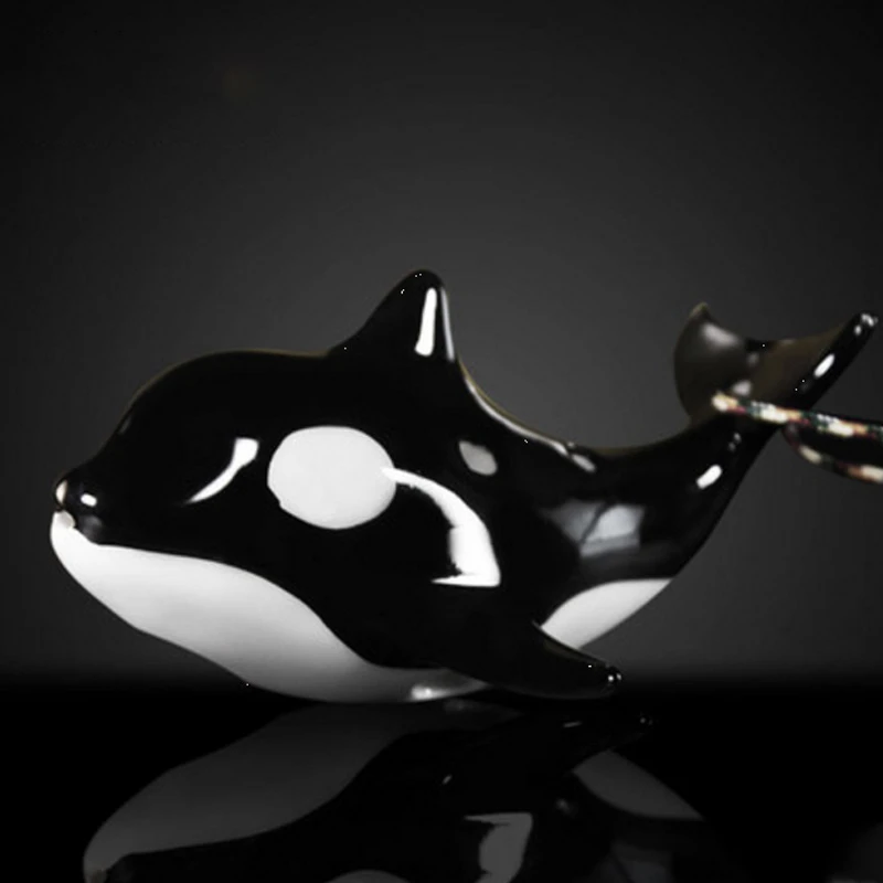 

Orff Instruments Ocarina 6 Holes Modelling of Killer Whales Beginner Adult Children Gift