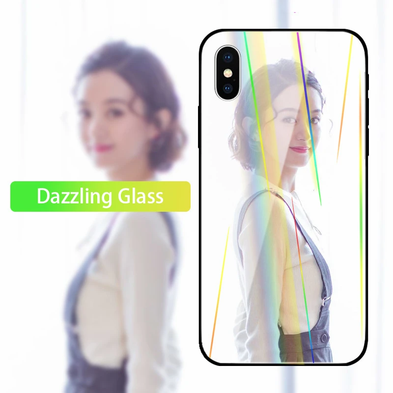 Индивидуализированные чехлы для телефонов iPhone 6 6S 7 8 Plus Xs Max Xr X стеклянная задняя