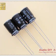 Горячая Распродажа 30 шт/50 шт Nichicon VP-BP серия 10 мкФ/100 в неполярный электролитический конденсатор( мешок
