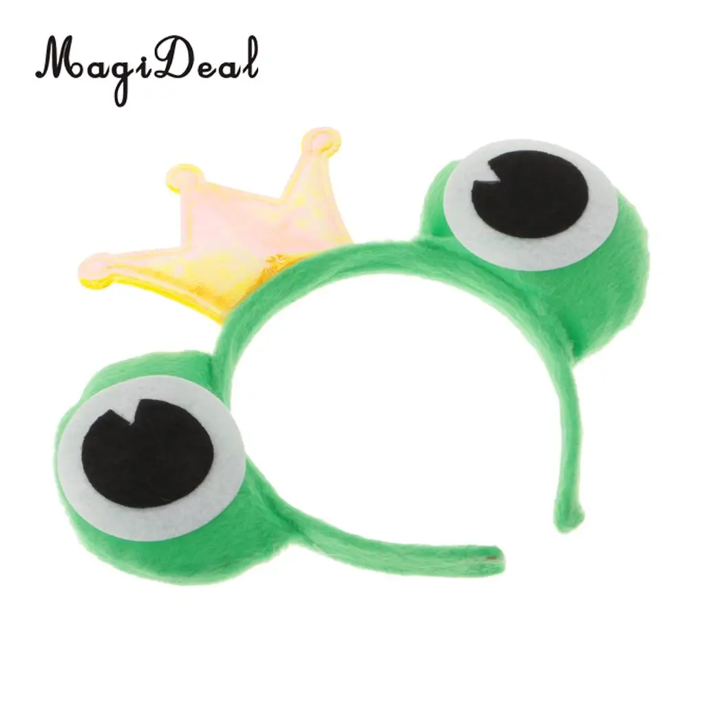 MagiDeal Bachelorette Novelty Frog Style Headband Fancy Dress Animal Toad Constume Girl Night Out Hen Party for DIY Party Decor 