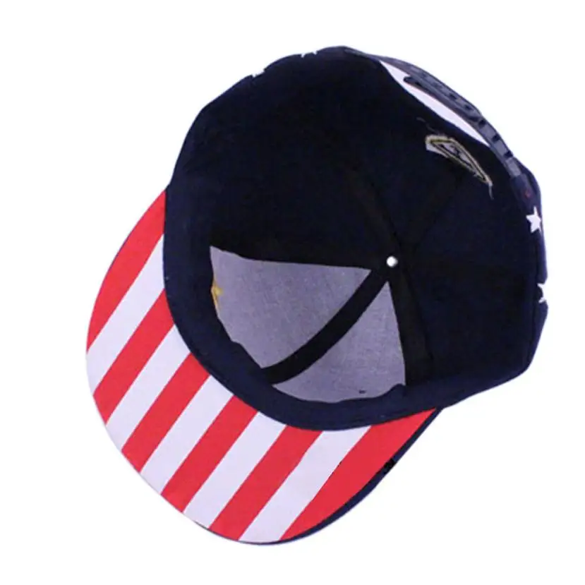 Mode Druck Sterne Gestreiften Sonne Lkw Hut Einstellbare Hysterese Neue Kinder Baby Kinder Muster Hip Hop Baseball-Cap Schirmmütze
