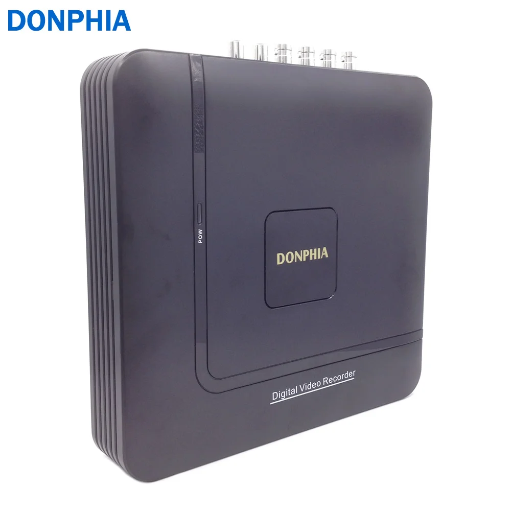 

DONPHIA CCTV DVR AHD 4ch onvif p2p 3 in 1 Hybrid AHD/ Analog/ IP Camera H.264 motion detection